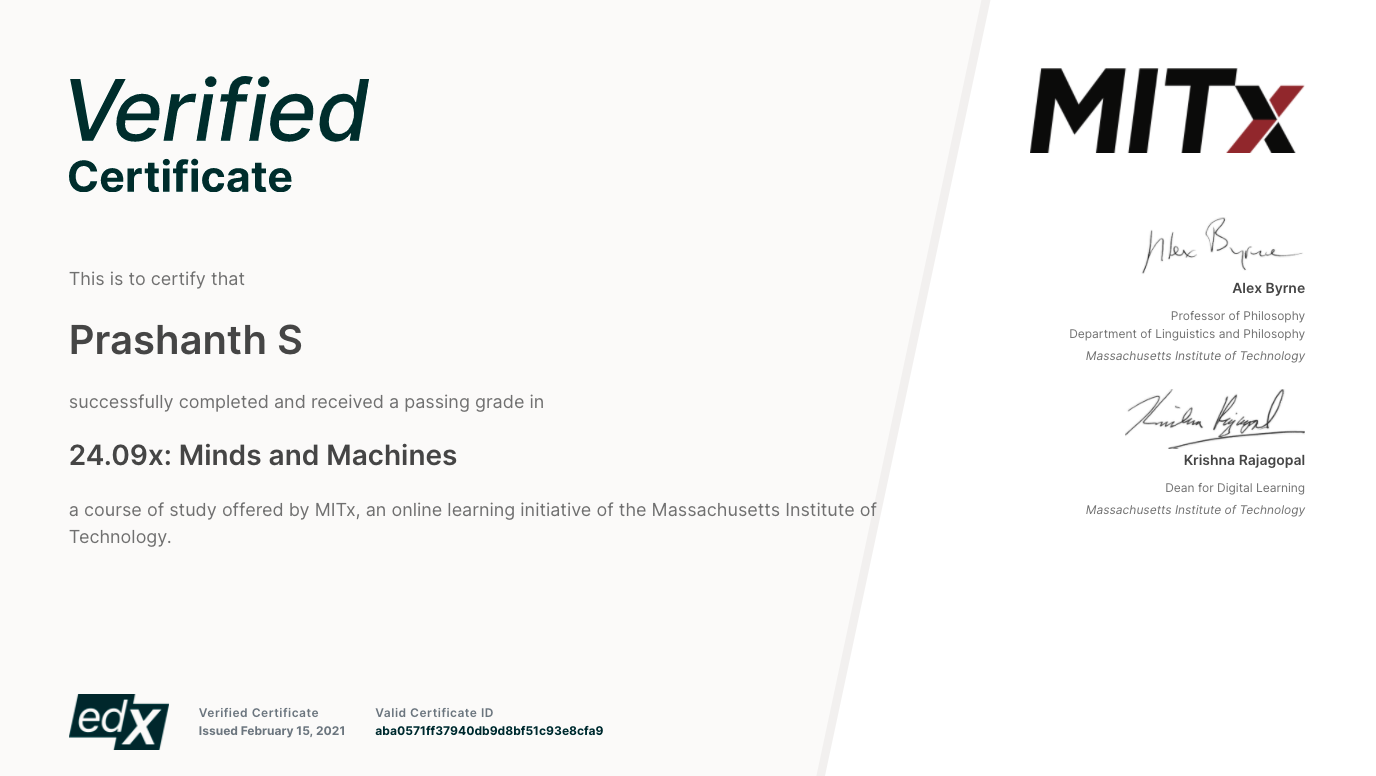 Minds and Machines